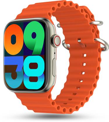 Pebble Frost Pro 1.96" Infinite Display, BT Calling, Rotating Crown, AI voice assistant Smartwatch