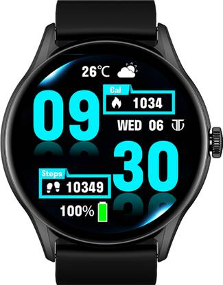 Titan with 1.43" AMOLED Display,1000 Nits Brightness,Rotating Crown,BT Calling Smartwatch