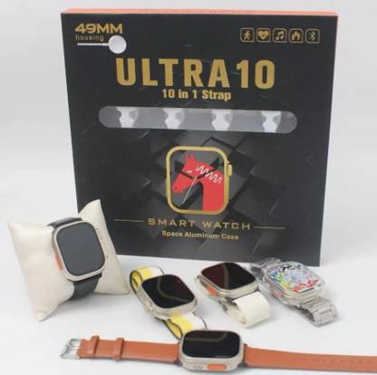 TECHMAZE Ultra 10 Smart Watch With IP67 Water Resistant Smartwatch