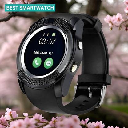 YAROH V8 (Smartwatch) with Camera memory card (Sim Card Smart Watch) For men&womenE423 Smartwatch