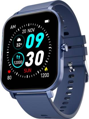 Fire-Boltt Epic with1.69″ 2.5D Curved Glass,SPO2, Heart Rate tracking, Touchscreen Smartwatch  (Blue Strap, Free Size)
