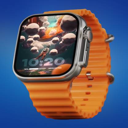 KadWaniya T800 Ultra Smart Watch With Wireless Charging Smartwatch