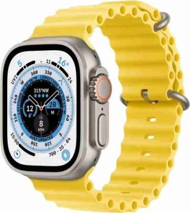 AOKO T800 Ultra Yellow Ocean Strap Smartwatch