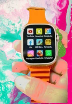 ZEROGAP T800 Ultra orange Smart Watch Display, Bluetooth Calling HD Smart Smartwatch