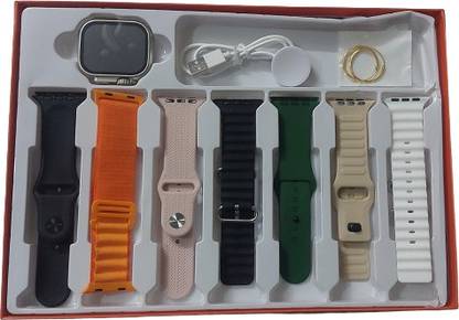 CLUBCLASSY T10 ultra smartwatch calling hd with 7 straps for men & women stainless steel Smartwatch