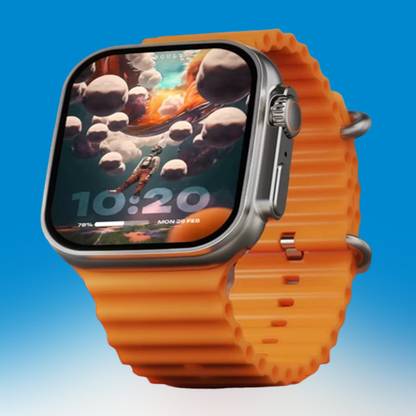 KadWaniya T800 Ultra Smart Watch With Wireless Charging Smartwatch