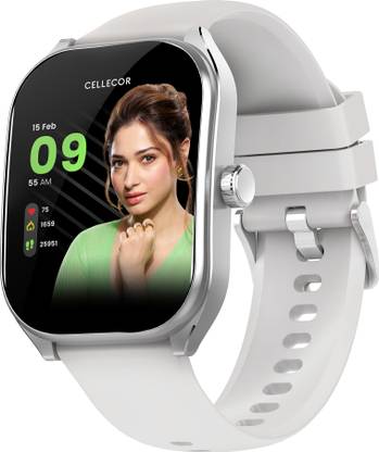 Cellecor TWIST 2.01" Curved HD Display | 800 NITS| AOD| BT-Calling| AI Voice Assistance Smartwatch