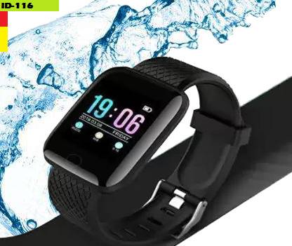 ronduva V660 ID116 ADVANCED HEART RATE SMARTWATCH BLACK (PACK OF 1) Smartwatch
