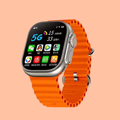 Paradise T10 Ultra 2.09 Infinite Display Free black strap Additional Features Smartwatch