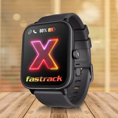 Fastrack X-1.83'|Blazing Fast UI|Single Sync BT Calling|Calculator|In-built games Smartwatch