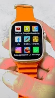 zora T800 Ultra 8 New Smartwatch With Wireless Charging & BT Calling Smartwatch