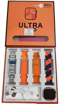 dicrobots Ultra Smart Watch 2.1 with 4 in 1 Straps Smartwatch with calling amoled Display Smartwatch