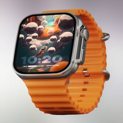 KadWaniya T800 Ultra Smart Watch With Wireless Charging Smartwatch