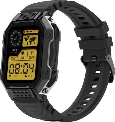 Fire-Boltt Shark 1.83 Smartwatch with Rugged Outdoor Design, Bluetooth Calling Smartwatch  (Black Strap, Free Size) at Rs. 1299