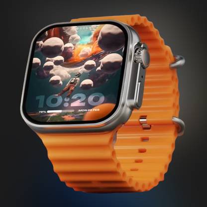 KadWaniya T800 Ultra Smart Watch With Wireless Charging Smartwatch