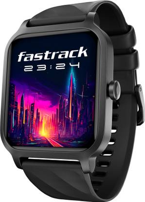Fastrack Revoltt FS1-1.85''|Advanced Blazing Fast UI|Working Crown|AIVoice Assistant|IP68 Smartwatch