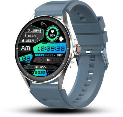 Pebble Cosmos Valor 1.43"Amoled Display, BT Calling, Multi Sports Modes, Rotating Crown Smartwatch