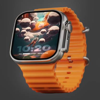 KadWaniya T800 Ultra Smart Watch With Wireless Charging Smartwatch