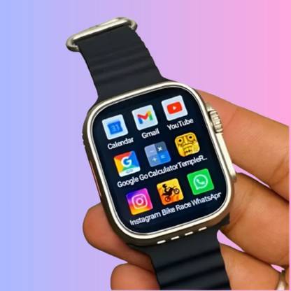 BOOMLY New Ultra T800 SMartwatch Big Display Sim Card Supported Smartwatch