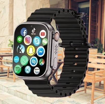 BEST BOOST T800 black Ultra Edition smart watch with WiFi GPS T800 5G S8 Sim Card Smartwatch
