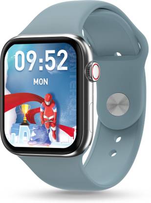 Pebble Frost 1.87'' BT Calling with 2.5D Curved HD Display, AI Voice Assisst Smartwatch