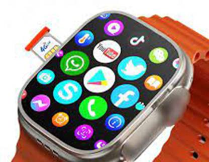 Qexle Smart Watch S8 Ultra 4G Sim Card Network Pk DW88-89 Wifi GPS YOUTUBE Smartwatch