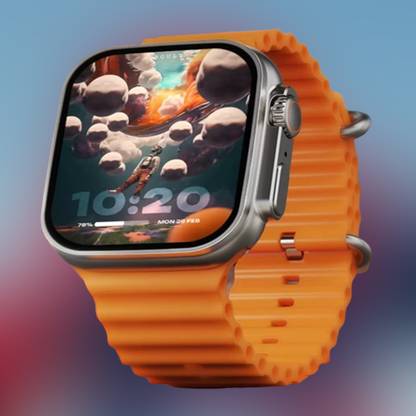 KadWaniya T800 Ultra Smart Watch With Wireless Charging Smartwatch