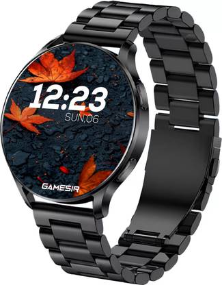 GameSir Active 2 Round Stay Connected with YouTube, Facebook, and Insta Notifications Smartwatch