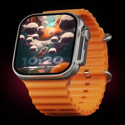 KadWaniya T800 Ultra Smart Watch With Wireless Charging Smartwatch