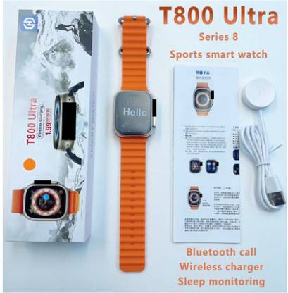 FRONY SDV_671A_T800 ULTRA BIG DISPLAY SMARTWATCH WITH BT CALLING & WIRELESS CHARGE Smartwatch