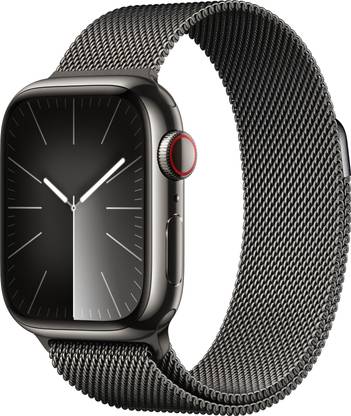 Apple Watch Series 9 GPS + Cellular 41mm Graphite Case & Graphite Milanese Loop