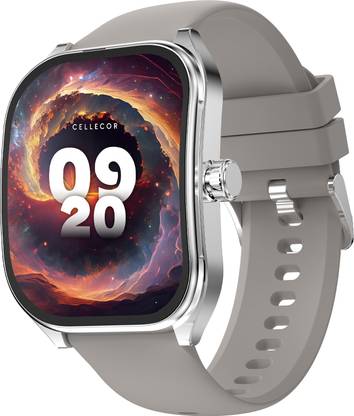 Cellecor TWIST 2.01" Curved HD Display | 800 NITS| AOD| BT-Calling| AI Voice Assistance Smartwatch