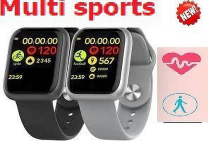 Bymaya S244 (D20) MAX ACTIVITY TRACKER STEP COUNT SMART WATCH BLACK(PACK OF 1) Smartwatch
