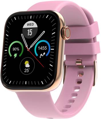 PA Maxima Pro Coral 1.9"Ultra HD Curved Display 600 Nits, BT Calling, Premium Metallic Smartwatch