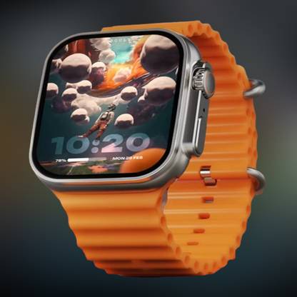 KadWaniya T800 Ultra Smart Watch With Wireless Charging Smartwatch