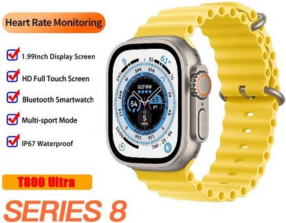 GLE Ultra Series 8 WATERPROOF NFC Bluetooth Call Fitness Bracelet with fast charging Smartwatch