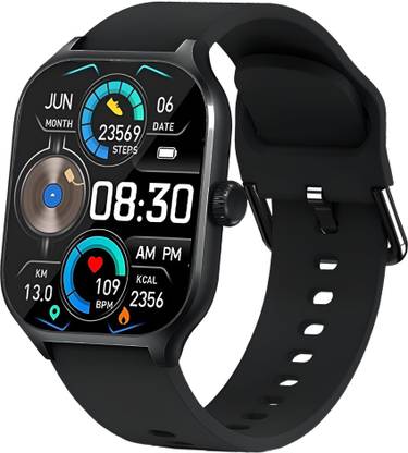 Zeorgia H9 Premium 2.01" Display, Bluetooth Calling, IP68 Waterproof, Fitness Features Smartwatch