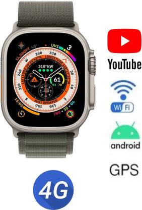 WELLSYS Smart Watch S8 Ultra 4G Sim Card Network Pk DW88-89 Wifi GPS YOUTUBE Smartwatch