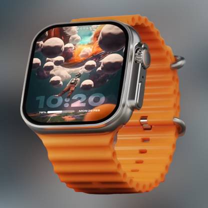 KadWaniya T800 Ultra Smart Watch With Wireless Charging Smartwatch