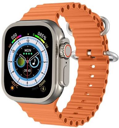 BORNFIRE PACK OF 1 T800 Ultra 1.9inch Full Touch Display Magnetic Charging Smartwatch