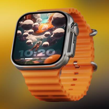 KadWaniya T800 Ultra Smart Watch With Wireless Charging Smartwatch