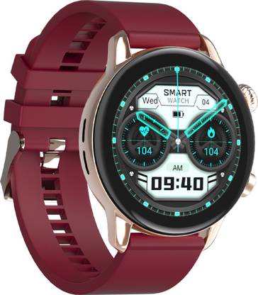 Gizmore GizFit GLOW AMOLED with 3.4 Cm | ALWAYS-ON | 550 NITS Brightness | BT Calling Smartwatch