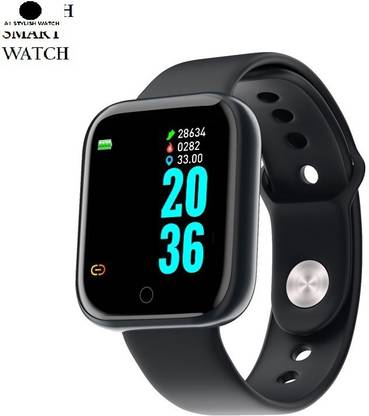 Bymaya S1919 D20_ULTRASTEP COUNT SLEEP TRACKER SMART WATCH BLACK(PACK OF 1) Smartwatch