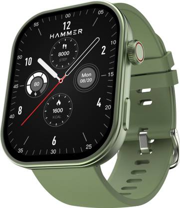 Hammer Tussle 2.01" HD Display Advanced BT Calling|Voice Assistant|In-Built Games Smartwatch