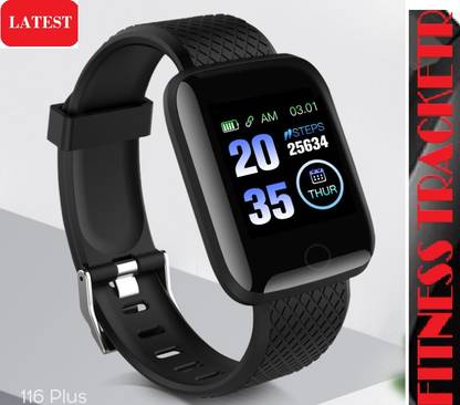 Bashaam E20 PRO_ID116 STEP COUNT BLUETOOTH SMART WATCH BLACK (PACK OF 1) Smartwatch