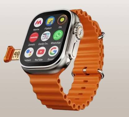 GETECH T800 Ultra 1.96" AMOLED Display BT Calling Notification & Music, Fitness Smartwatch