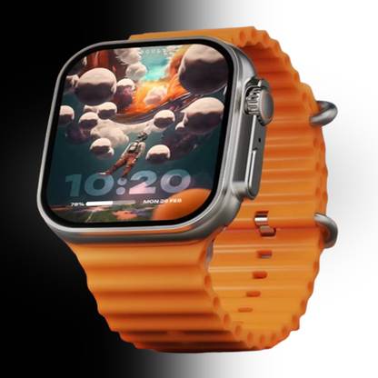 KadWaniya T800 Ultra Smart Watch With Wireless Charging Smartwatch