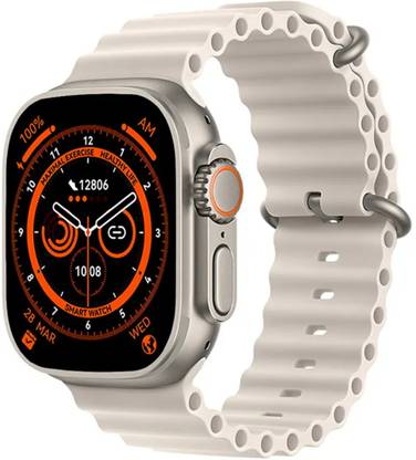 SAMSTAR COLLECTION Smartwatch T80 Ultra black Bluetooth Calling, Metallic Finish,Fitness sport Smartwatch