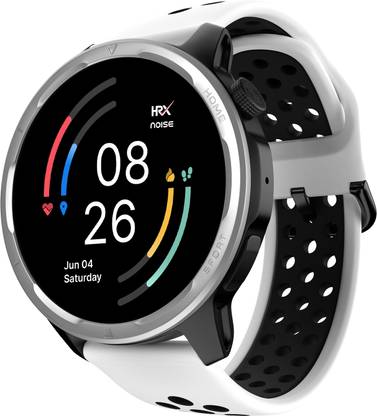 Noise HRX Bounce by Hrithik Roshan, 1.39" Round ,100+ Sports Modes, Dual Tone Strap Smartwatch