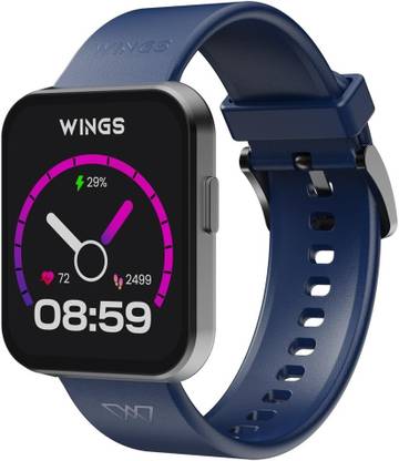 Wings Top Smartwatch for Heart Rate Monitoring, 100+ Sport Modes Smartwatch